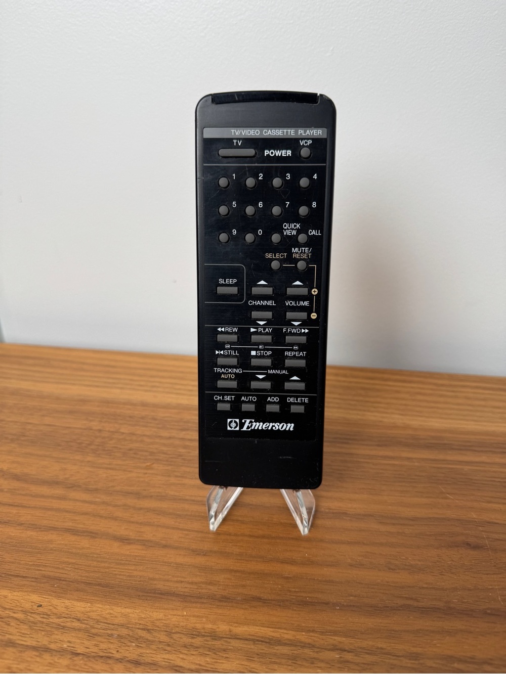 Emerson Black Replacement Remote Control for TV/VCR/Portable Players